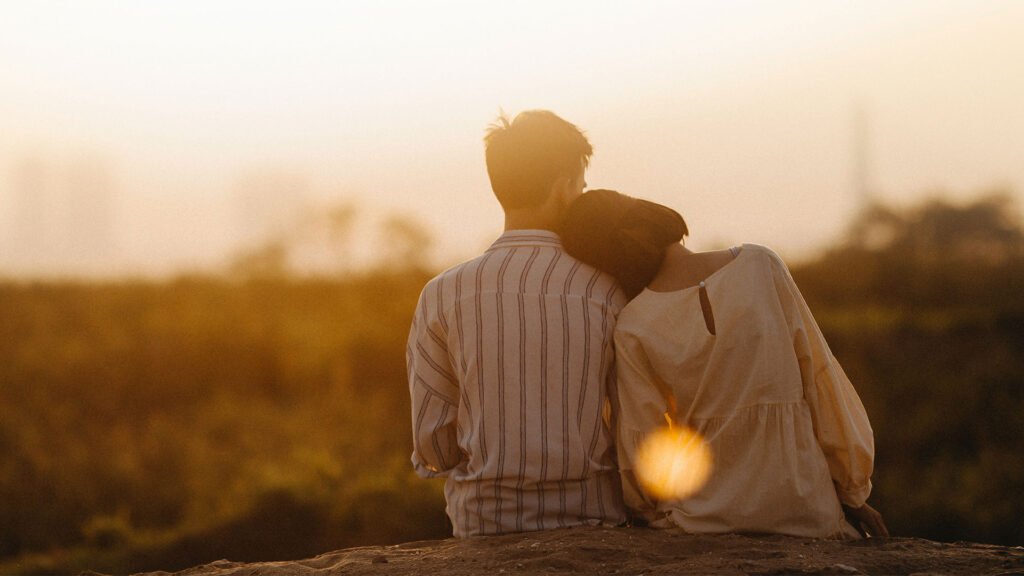 Happy Couple Holding Hands After Counseling