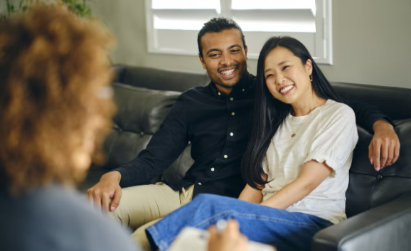 Couple experiencing emotional distance in marriage